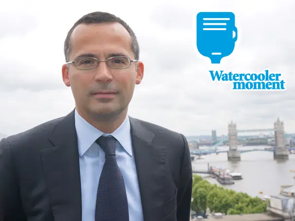 A watercooler moment with… Francois Nembrini