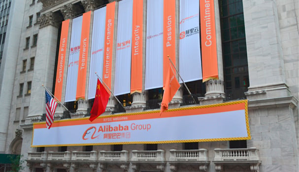 Alibaba valued at $230bn following historic IPO