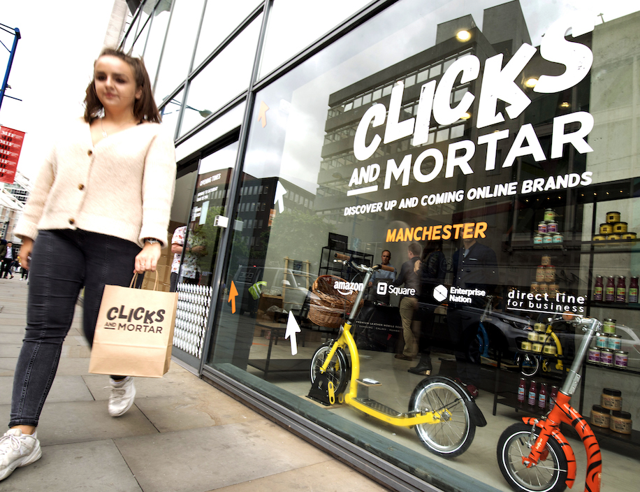 Amazon blends online and physical retail with ten Clicks and Mortar pop-up stores