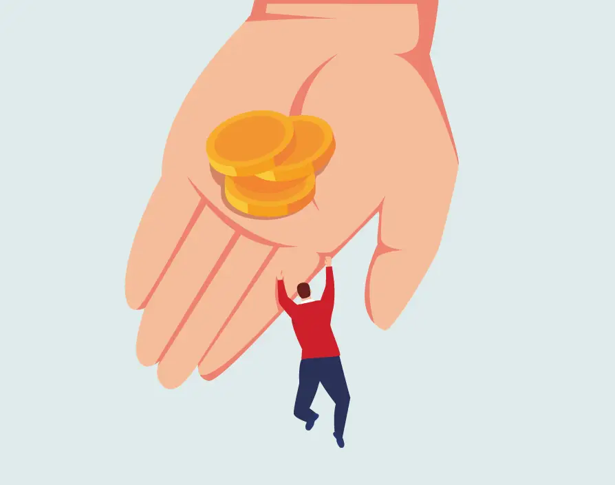 How does falling real wages affect startups?