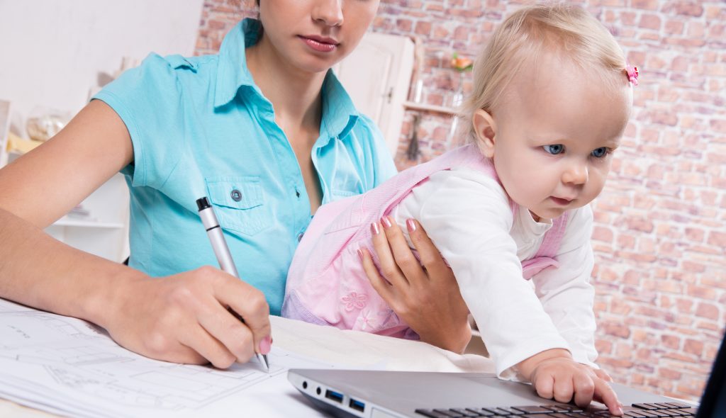 Two thirds of mums consider starting home businesses in order to care for kids