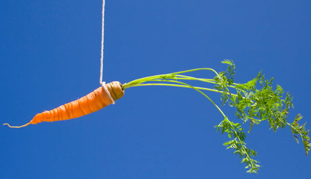 The lending carrot