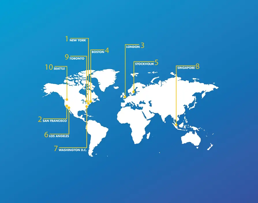 The top ten global cities for female founders revealed