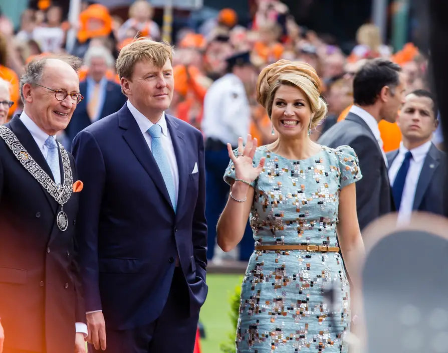 Theresa May welcomes Dutch royals as over 500 new UK jobs were announced