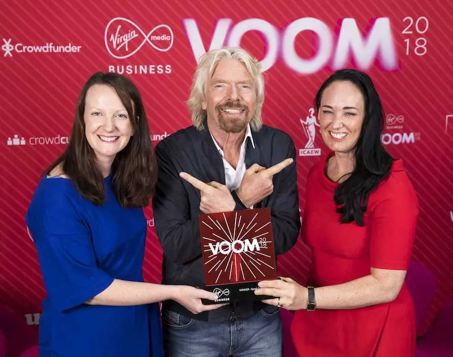 Two female entrepreneurs win Virgin Media’s startup competition Voom 2018