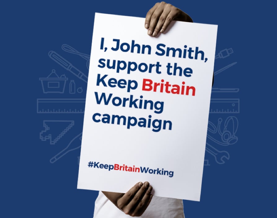 “Keep Britain Working” campaign launched to help people get back into jobs and keep UK’s economy afloat during coronavirus pandemic