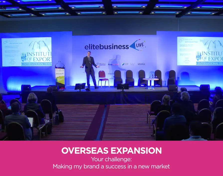 How do you take your business overseas?