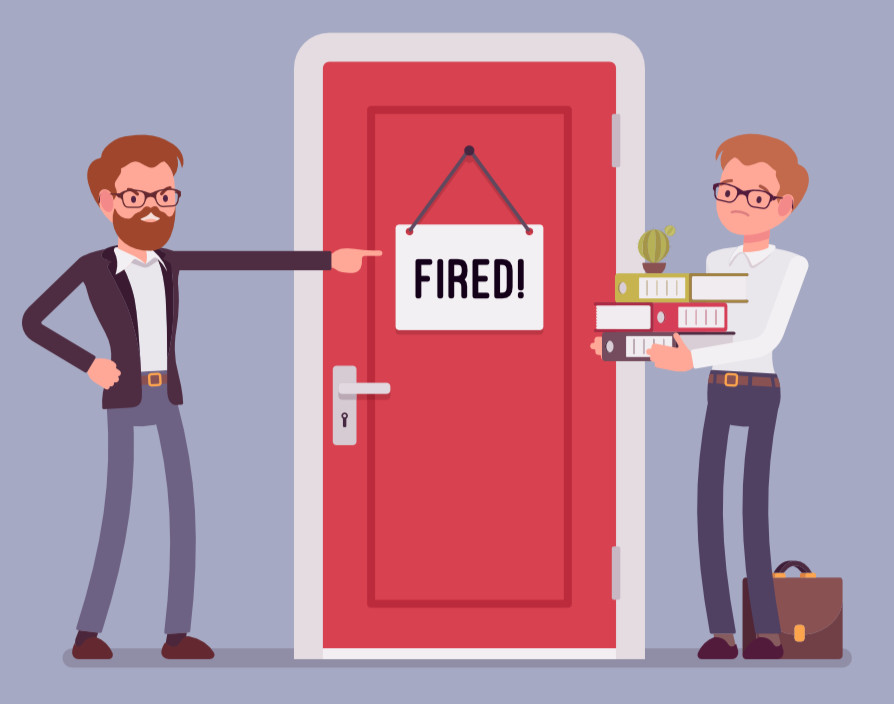 Can you fire an employee for not returning to the office?
