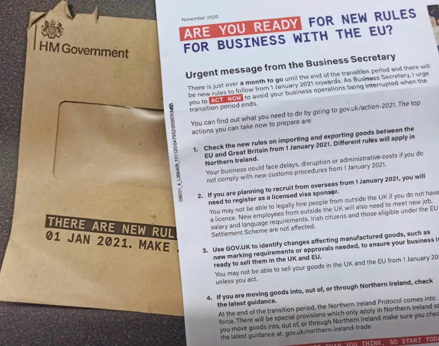 Fewer than one in five small firms fearing end of transition have prepared for Brexit