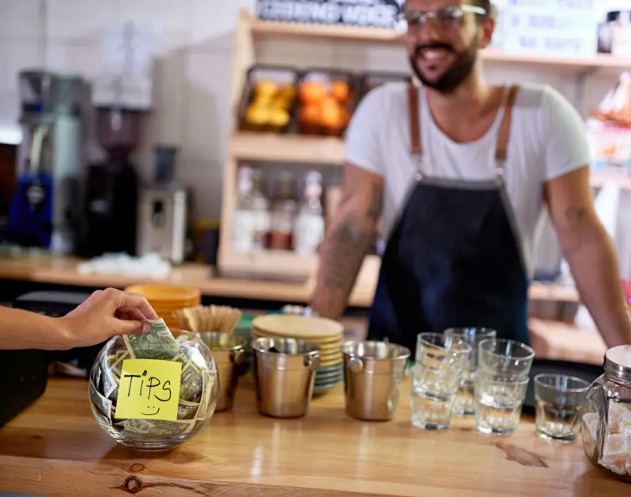 Hospitality staff to keep tips under new laws