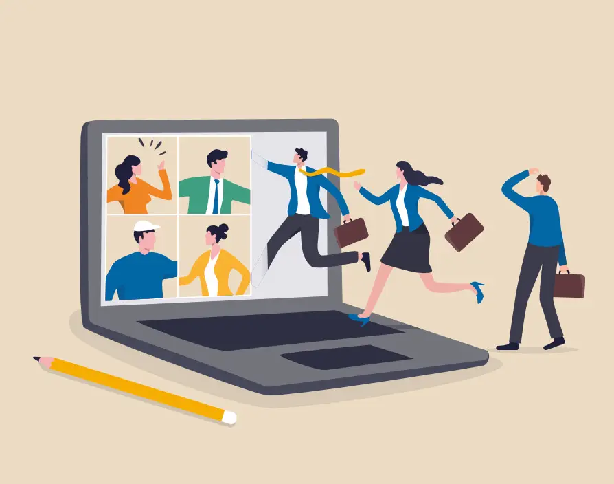Nearly half of UK office workers would leave their job for hybrid working 