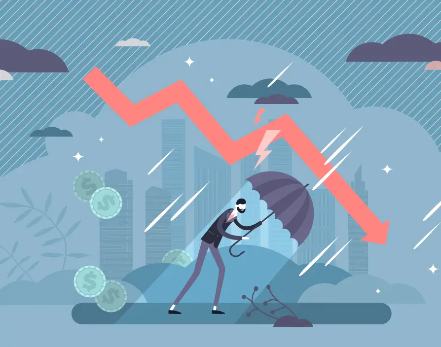 The UK enters a recession