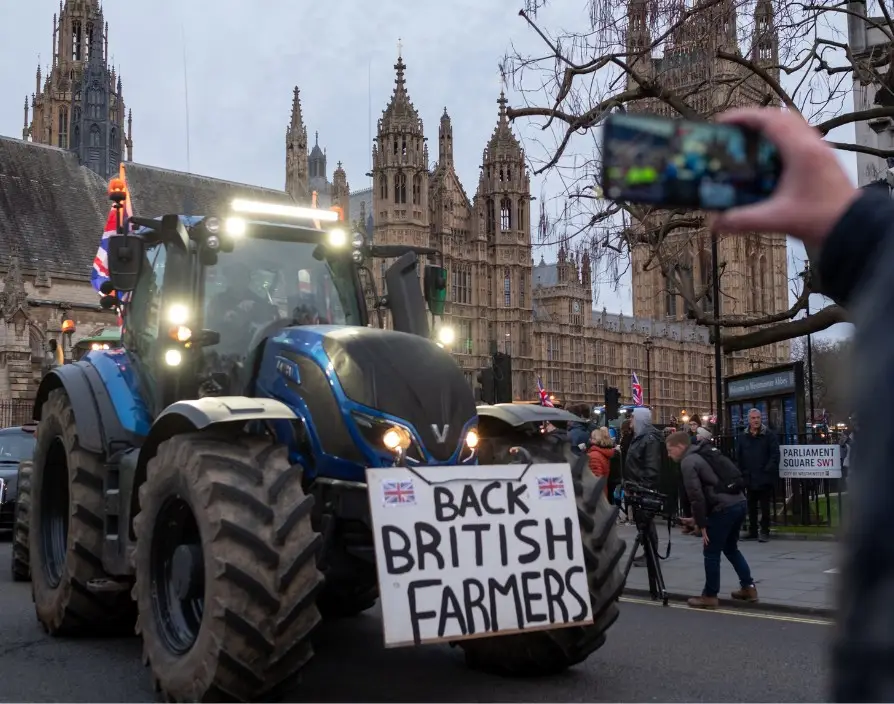 Here’s an idea – let’s get rid of all the farms in the UK and rely on the globalised world for all of our food.