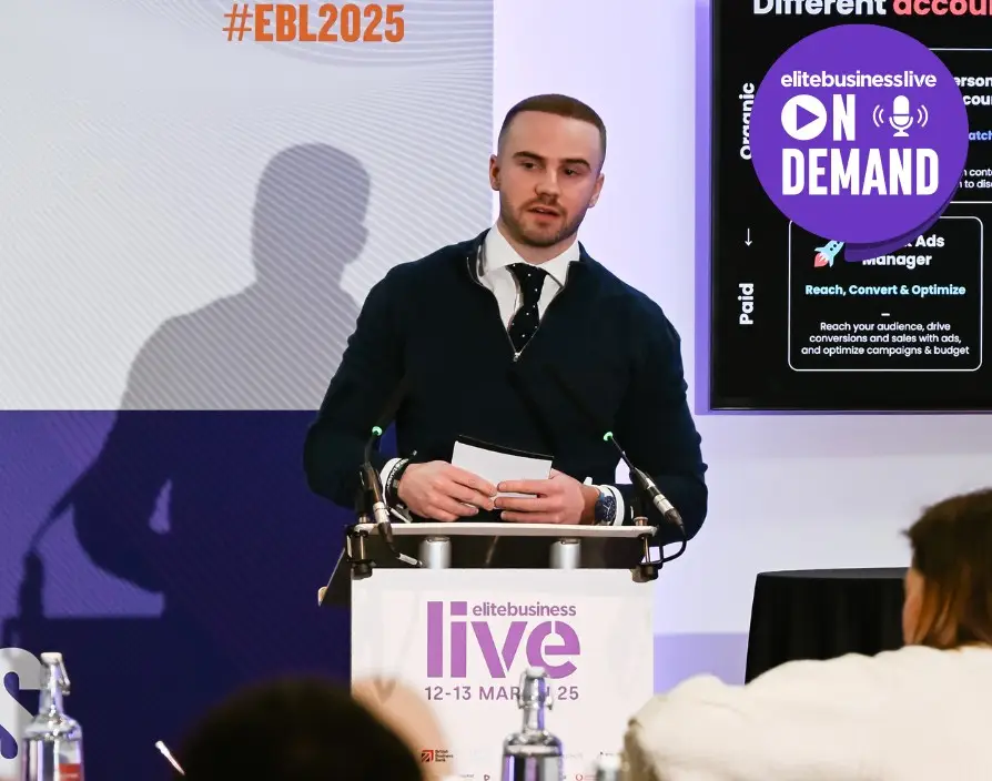 Jake and Niall from TikTok walk the audience at Elite Business Live through a masterclass on how brands, especially SMEs, can show up authentically, creatively, and profitably on TikTok.