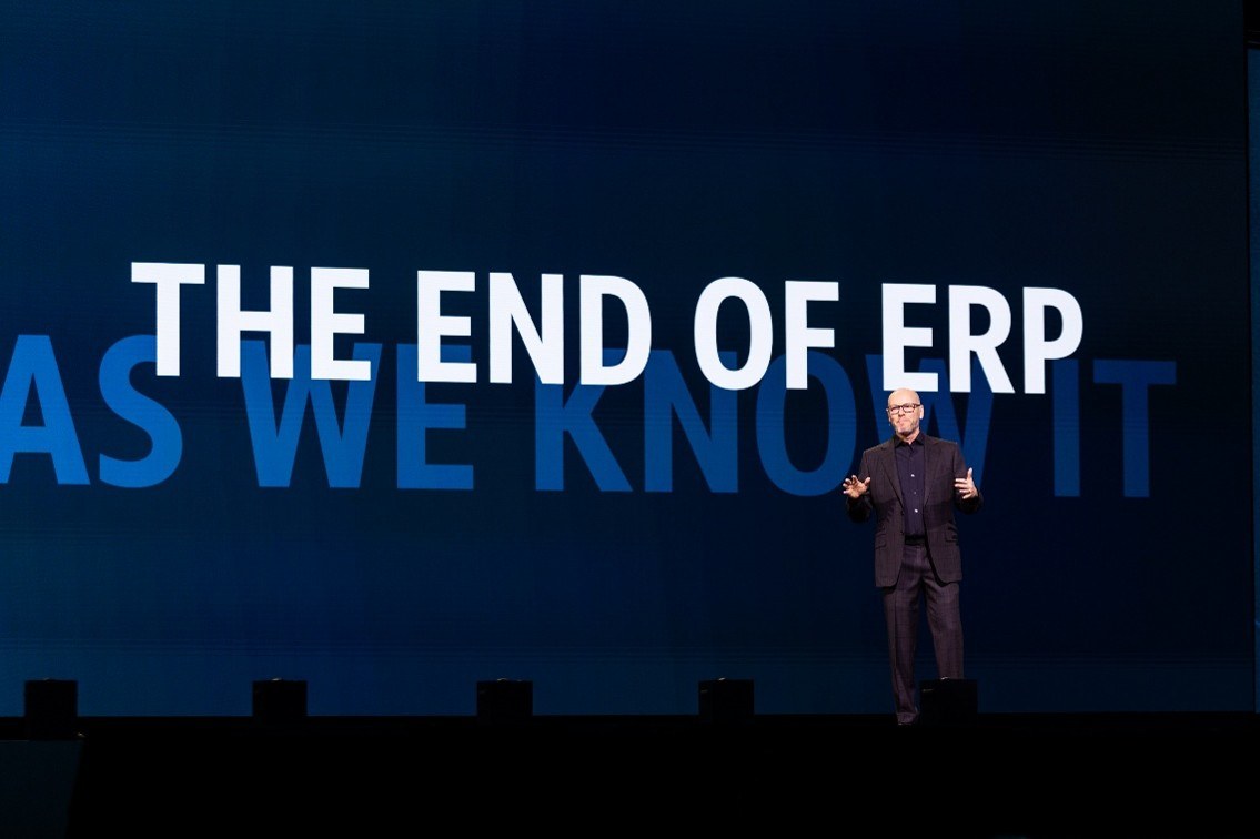 Evan Goldberg on stage at SuiteWorld 2026