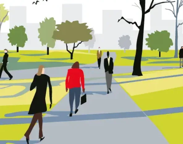 Businesses urged to combat stress by encouraging staff to go for a walk