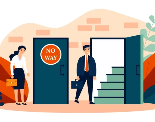 For every 100 men promoted into management