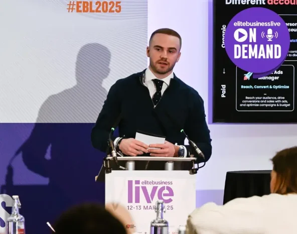 Jake and Niall from TikTok walk the audience at Elite Business Live through a masterclass on how brands, especially SMEs, can show up authentically, creatively, and profitably on TikTok.