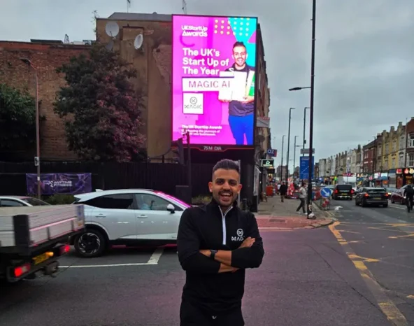 Magic AI named UK startup of the year 2025 and takes centre stage in nationwide billboard campaign