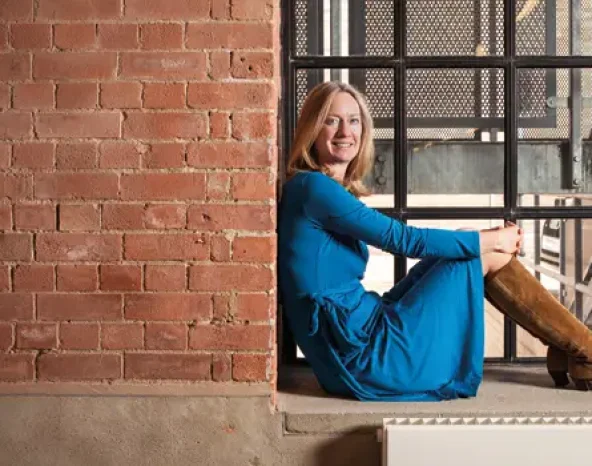 Mumsnet founder Justine Roberts is flying high