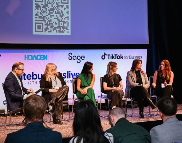 visibility gap on business panels - diverse speaker lineup