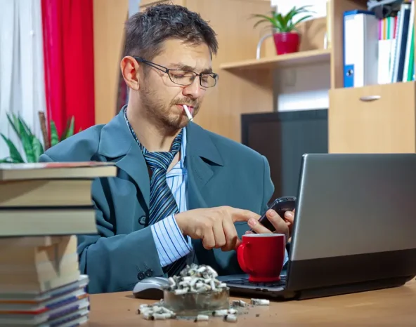 What bad habits are you bringing home from the workplace?